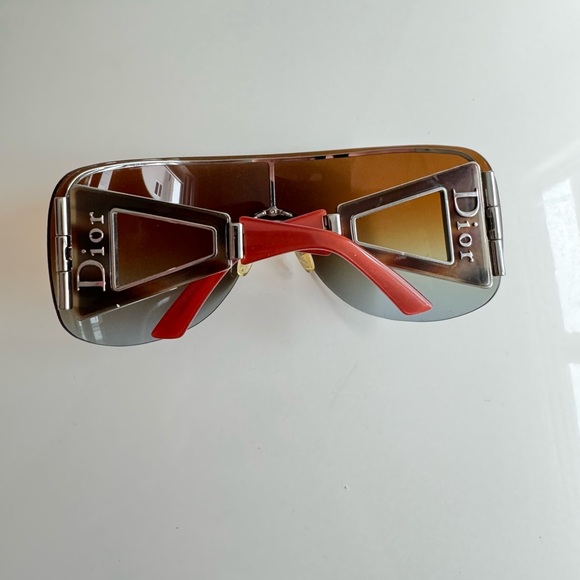 RARE❤️‍🔥 Vintage Dior gold rimless sunglasses - Picture 3 of 11